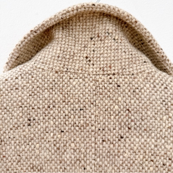 Missoni Wool Coat Double Breasted Tweed Herringbone Melange Luxury Midi Size 8 - Picture 12 of 16